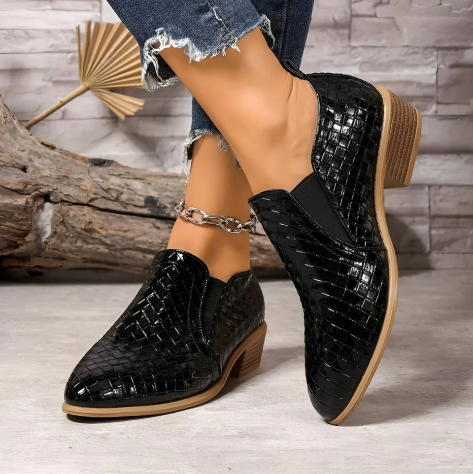 Alexia™ – Zapatos Oxford de Cuero Ortopédicos