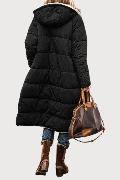 Amelia | Elegante abrigo reversible para mujer